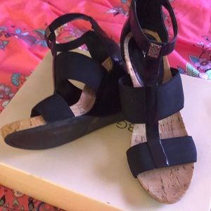 Black BCBGeneration sandals